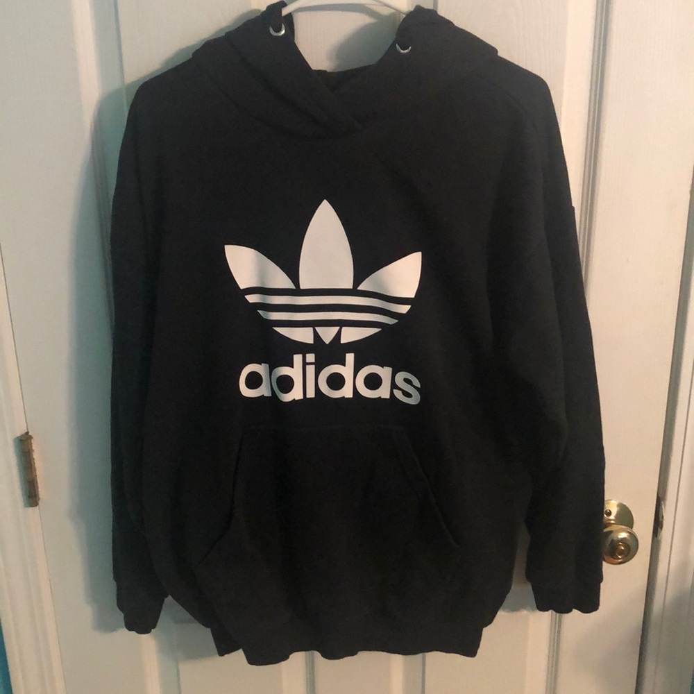Adidas black sweatshirt